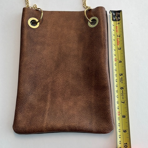 NEW Leather cell phone crossbody/pouch - Picture 8 of 11